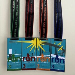 2016 BAM (Big Ass Medal) Half marathon Series Medals. Magnets Stick Together